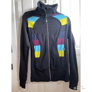 Lululemon Black Multicolor Asana Jacket 4